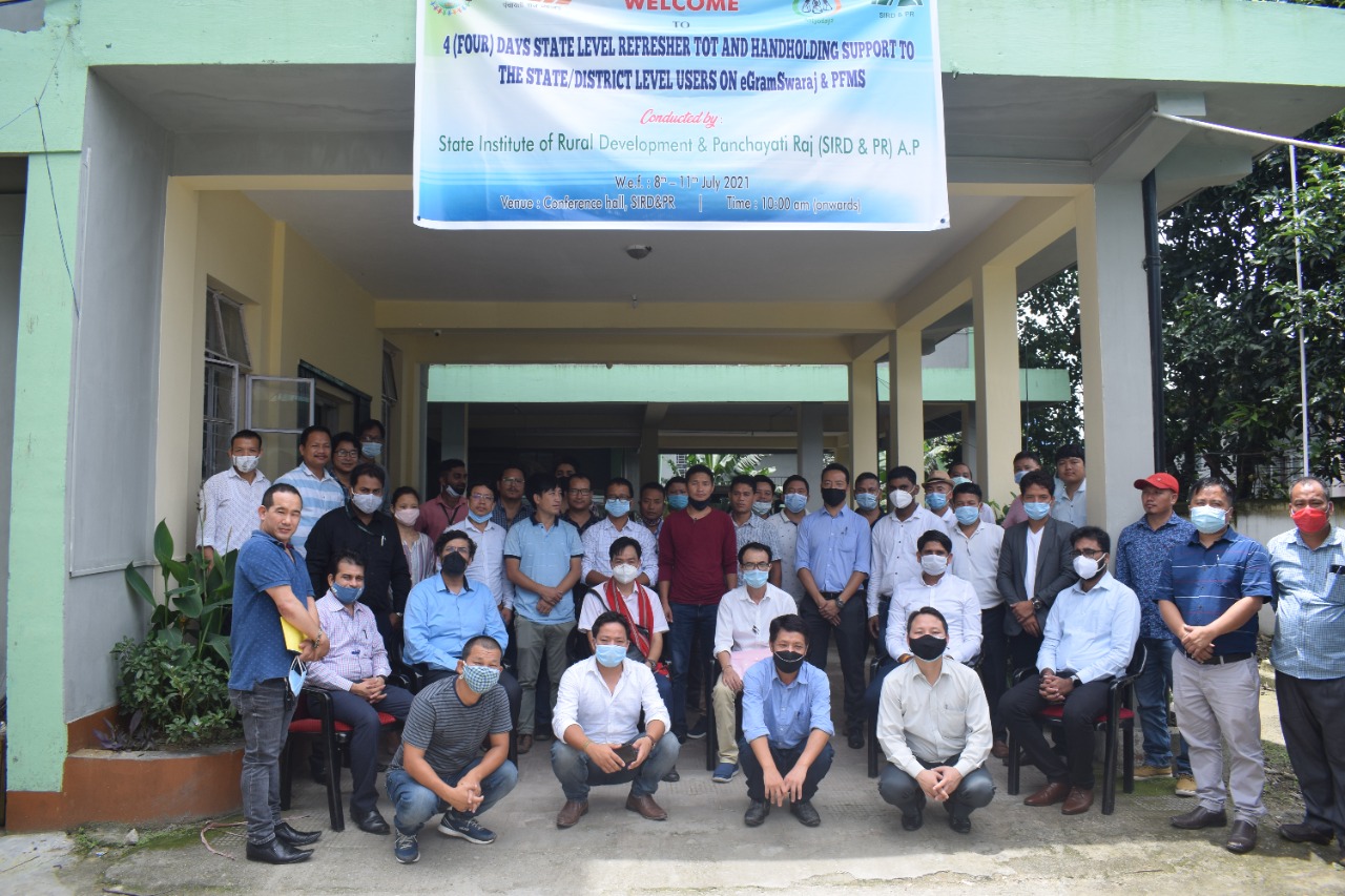 4 (FOUR) DAYS STATE LEVEL REFRESHER TOT AND HANDHOLDING SUPPORT TO THE STATE/DISTRICT LEVEL USERS ON eGramSwaraj & PEMS AT CONFERENCE HALL, SIRD & PR